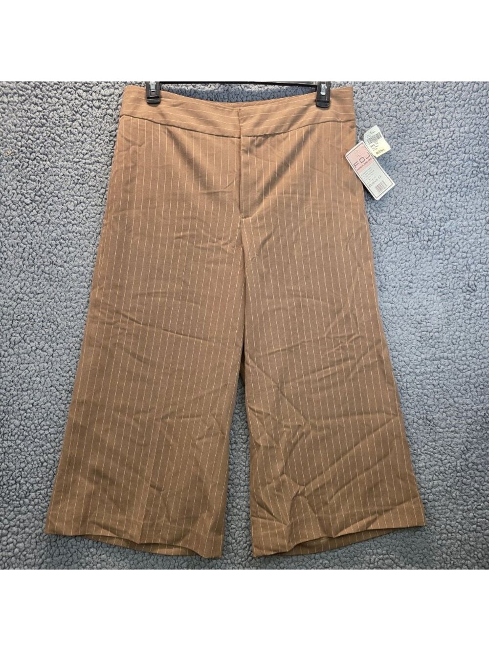 FDJ French Dressing Olivia Gaucho Pants Sze 14 Mocha Mid Rise Wide Leg Lagenlook